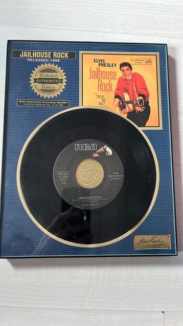 Elvis Presley - Jailhouse Rock 45 rpm in lijst 