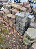 Gratis partij sier bestrating 16x16x7, Ophalen, Gebruikt, Klinkers, 5 tot 10 m²