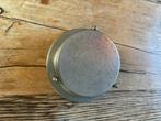 Vintage onderzetter,6 stuks in houder met motief, Ophalen of Verzenden