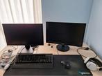 Volledige gaming setup, Computers en Software, Desktop Pc's, Ophalen, Gebruikt, Met monitor, Zelf gebouwde pc