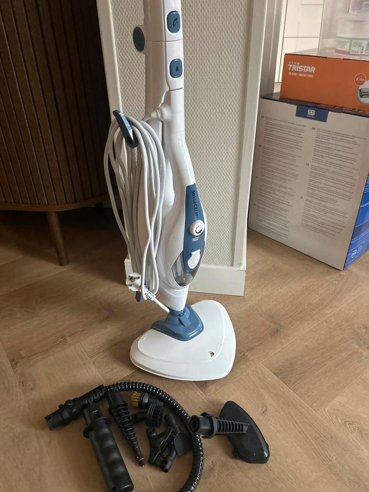 Stoomreiniger met veel accessoires, Witgoed en Apparatuur, Stoomapparaten, Zo goed als nieuw, Ophalen