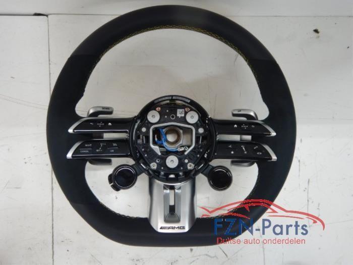 Mercedes-Benz C63 E63 W213 AMG Stuur Leer Alcantara MF+F1, Auto-onderdelen, Besturing, Gebruikt, Ophalen