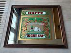 Reclame spiegel ingelijst Hoppe Genever Schiedam 83x68 cm, Ophalen of Verzenden, Rechthoekig, Minder dan 50 cm