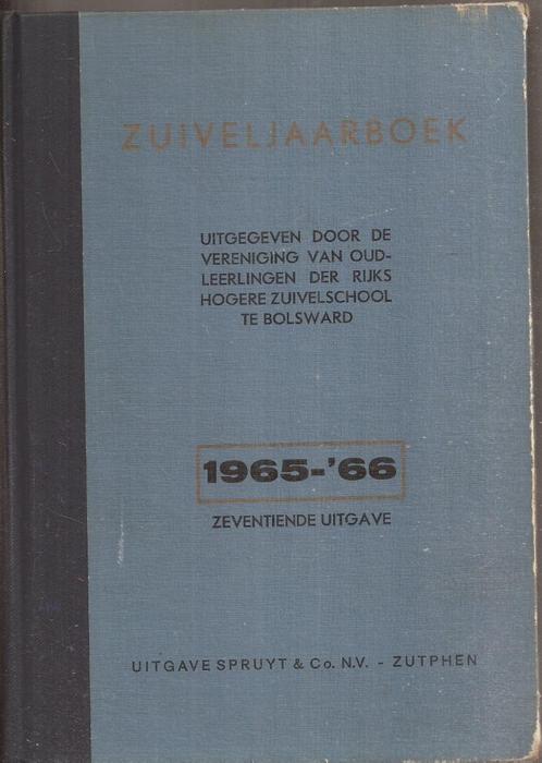 Jaarboek voor de Zuivelbereiding 1965/1964 Bolsward Zuivelsc, Boeken, Overige Boeken, Gelezen, Ophalen of Verzenden