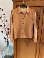 Prachtige lederlook blouse Lev 158/164, Meisje, Ophalen of Verzenden, Zo goed als nieuw, Overhemd of Blouse
