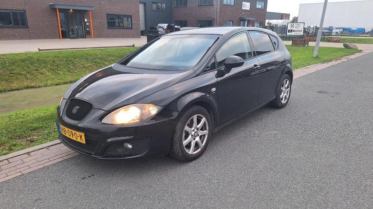 Seat Leon 1.4 TSI 92KW 2010 Zwart HANDEL / EXPORT, Auto's, Seat, Bedrijf, Leon, ABS, Adaptieve lichten, Airbags, Airconditioning