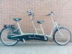 Van Raam Twinny tandem met vrijloop en 8 versnellingen, Ophalen, Minder dan 10 versnellingen, Vering, Zo goed als nieuw