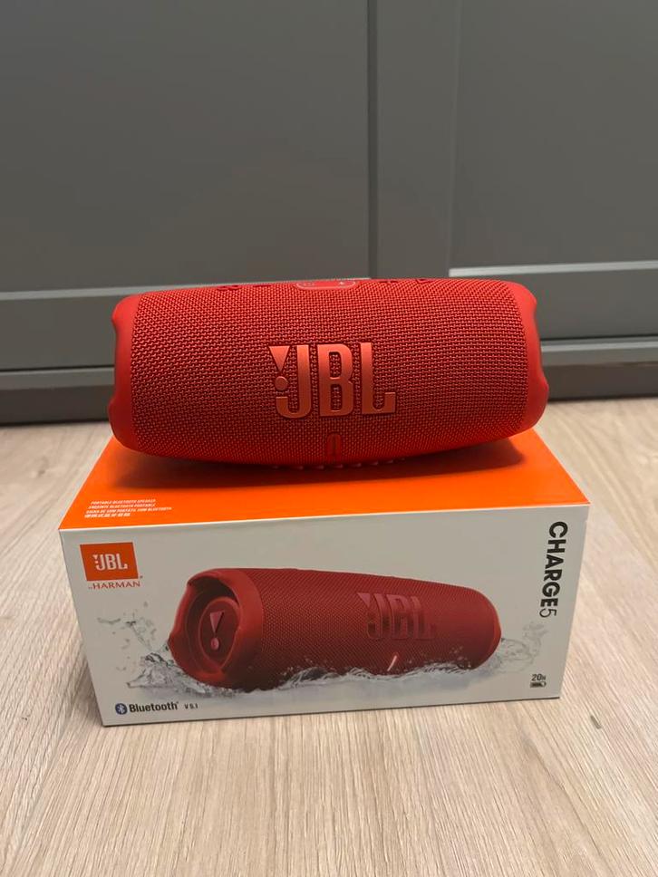 JBL Charge 5 Rood - Bluetooth Speaker, Audio, Tv en Foto, Luidsprekers, Nieuw, Overige typen, Minder dan 60 watt, JBL, Ophalen of Verzenden