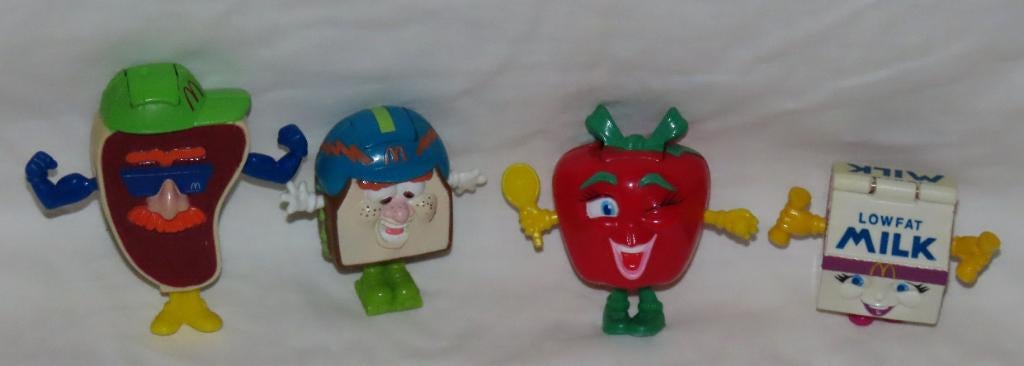 4 McDonalds happy meal transformers jaren 90, Verzamelen, Poppetjes en Figuurtjes, Ophalen of Verzenden, Zo goed als nieuw