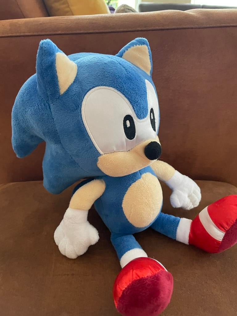 Sonic knuffel, Kinderen en Baby's, Speelgoed | Knuffels en Pluche, Ophalen of Verzenden, Gebruikt, Overige typen