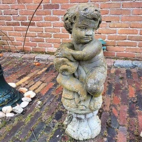 6 betonnen tuinbeelden, Tuin en Terras, Tuinbeelden, Ophalen, Gebruikt, Overige typen