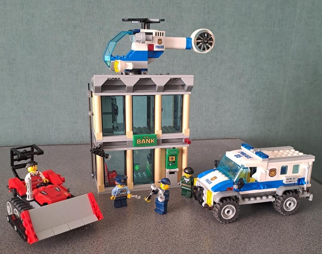 Lego City Bankoverval 60140 - Complete Set, Ophalen of Verzenden, Zo goed als nieuw, Complete set, Lego