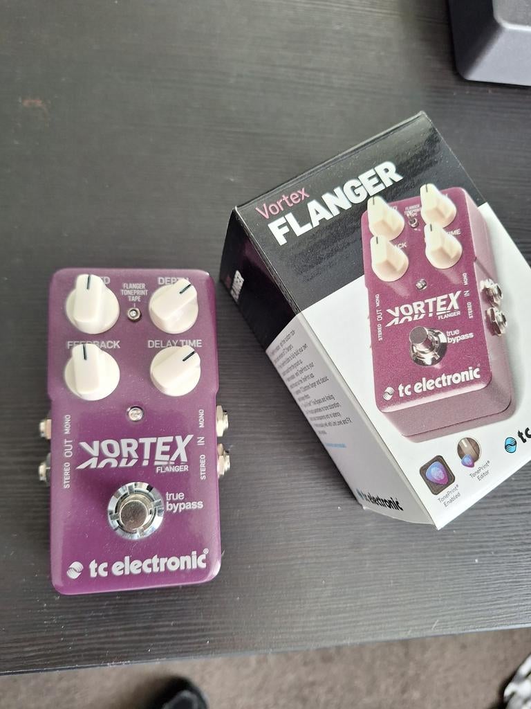 TC Electronic Vortex Flanger gitaarpedaal, Muziek en Instrumenten, Effecten, Ophalen of Verzenden, Zo goed als nieuw, Overige typen