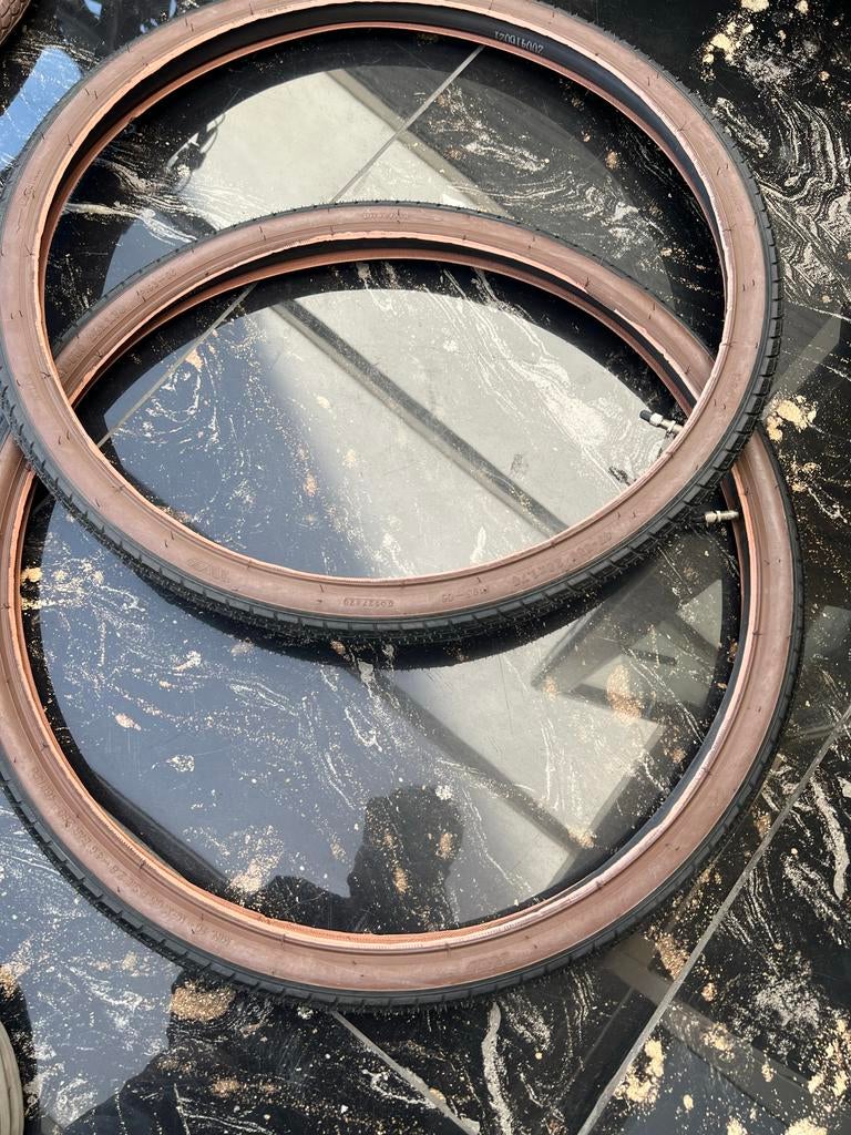 Fietsbanden 26x1.75 (47-559) met witte streep, Fietsen en Brommers, Fietsaccessoires | Fietsgereedschap, Ophalen of Verzenden