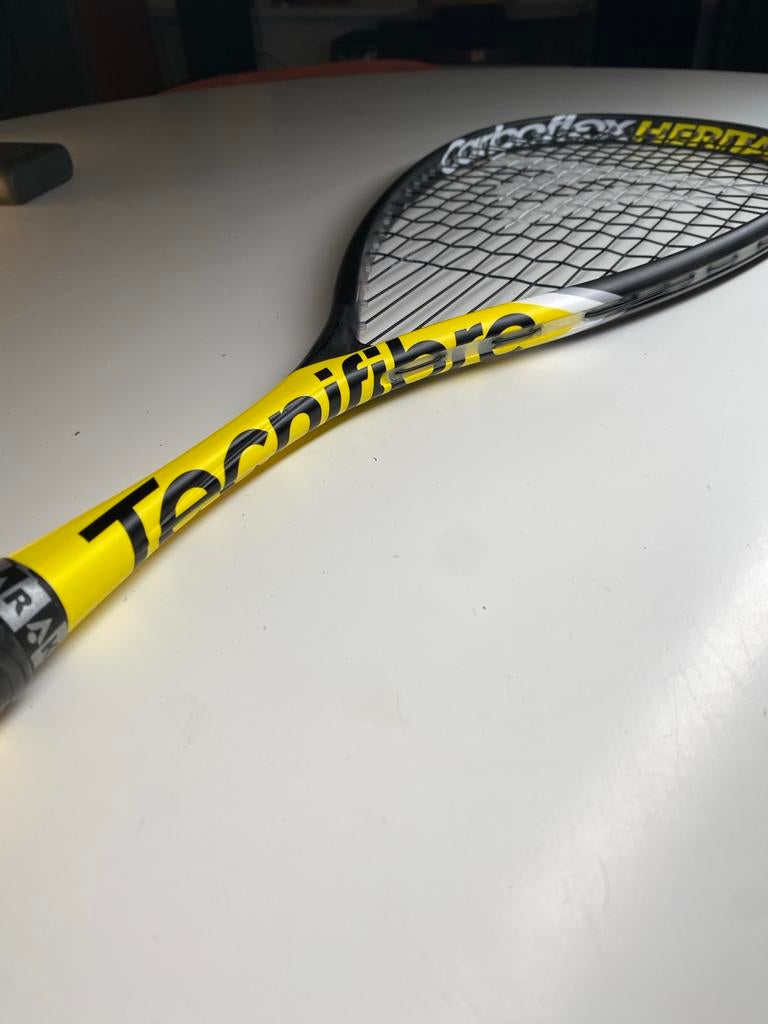Tecnifibre Carboflex Heritage 2 Squashracket, Sport en Fitness, Squash, Ophalen of Verzenden, Zo goed als nieuw, Racket