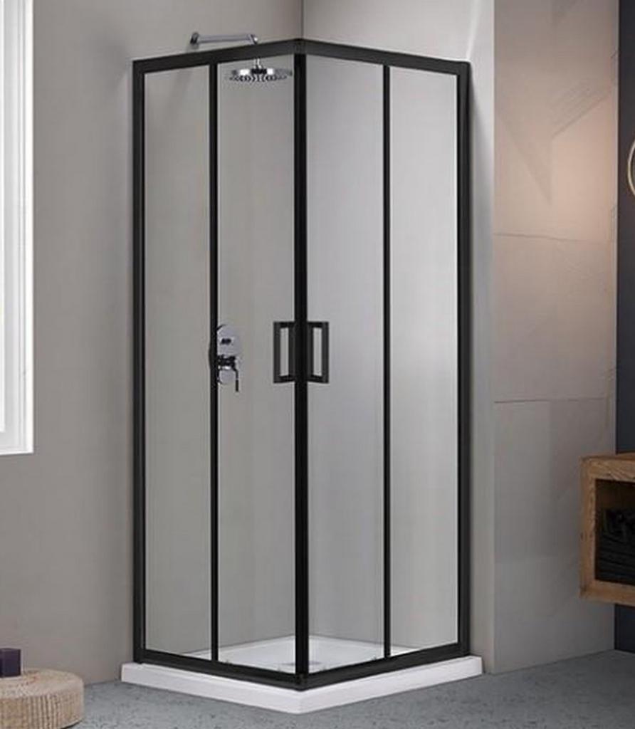 Douchecabine 2 schuifdeuren 80x80x200 cm, Huis en Inrichting, Ophalen, Zo goed als nieuw