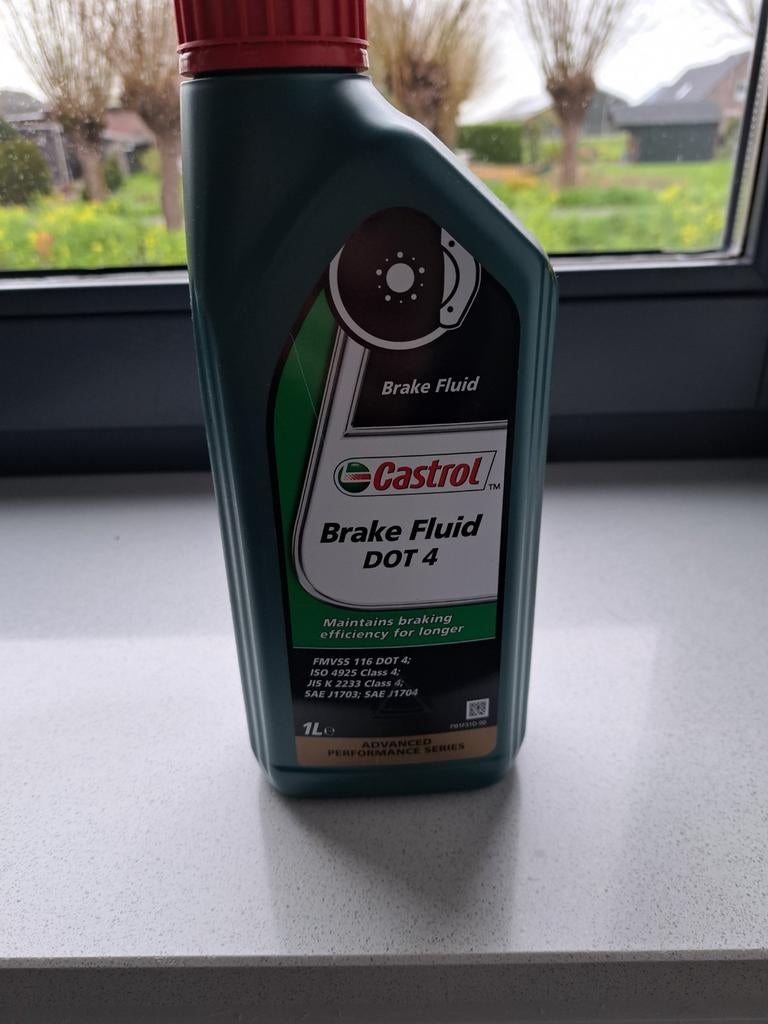 Castrol Remvloeistof DOT 4 - 1 liter, Ophalen of Verzenden