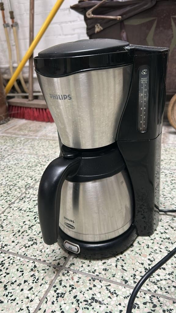 Koffiezetapparaat Philips met Theminox thermoskan, Ophalen, Gebruikt, 10 kopjes of meer, Koffiemachine