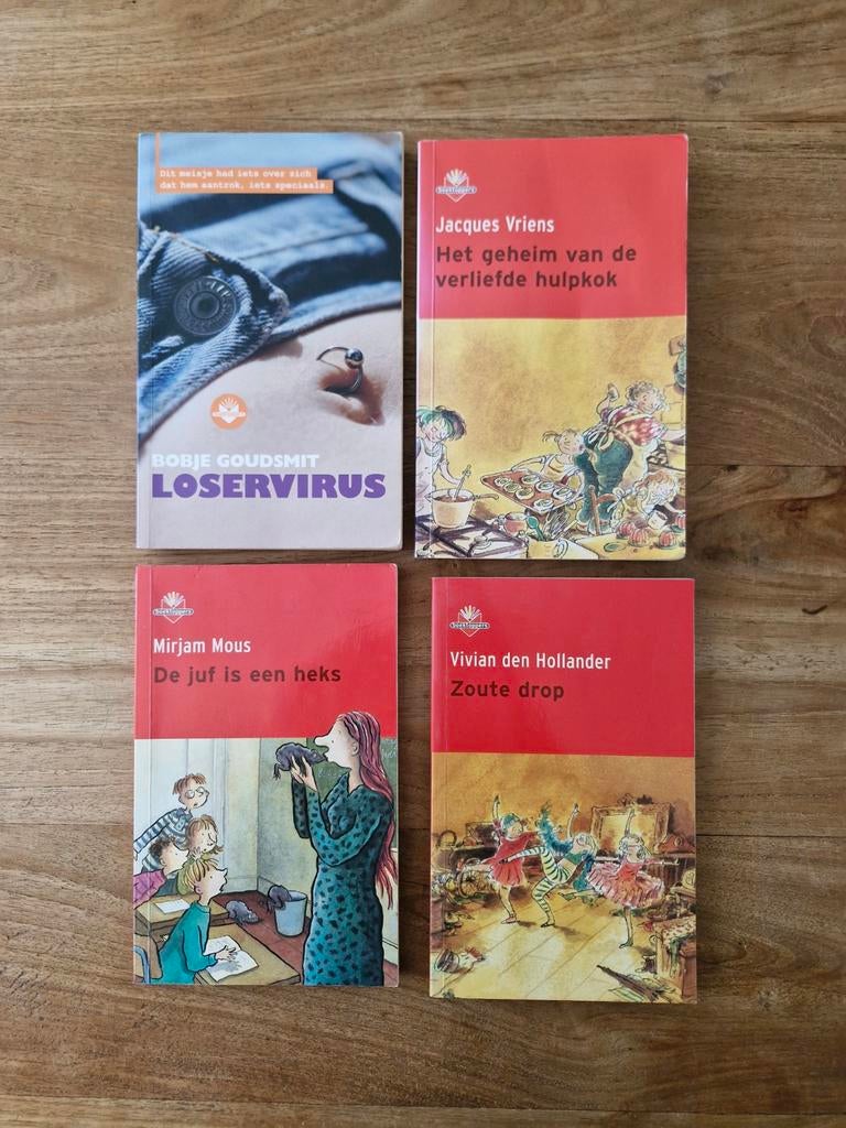 4 Jeugdpockets Boektoppers: 3x 8-10 jaar, 1x 14+ jaar, Boeken, Ophalen of Verzenden, Gelezen, Fictie algemeen