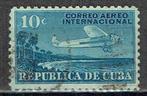 Cuba Propellor vliegtuig, Verzenden, Gestempeld, Vliegtuigen