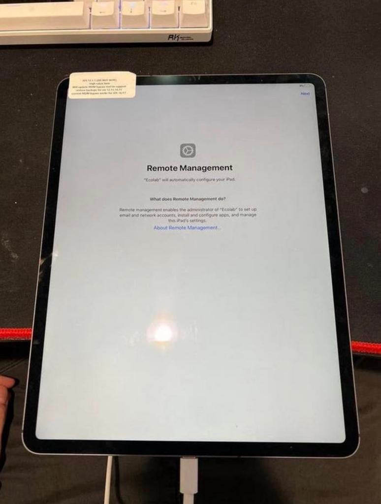 GEZOCHT IPADS MET MDM / ICLOUD / DEMO LOCK, Apple iPad, Zwart, 12 inch, Ophalen of Verzenden