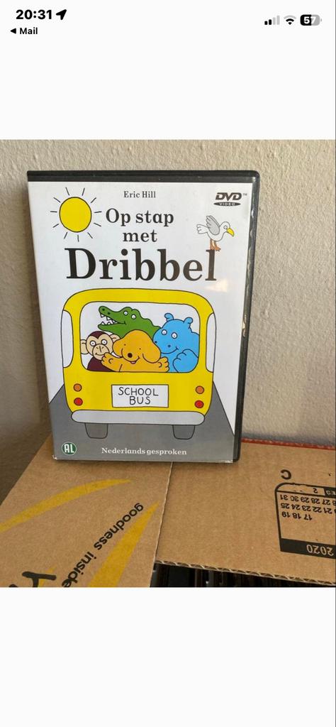 Op stap met Dribbel DVD - Nederlands gesproken, Gebruikt, Alle leeftijden, Ophalen of Verzenden, Educatief