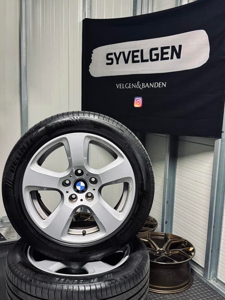 ✅ 17” Originele BMW E60 5 Serie Velgen 5x120 met Zomerbanden, Auto-onderdelen, Banden en Velgen, Ophalen, Gebruikt, Banden en Velgen