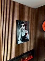 Schilderij met vernis afwerking - Friday Mood, Ophalen of Verzenden