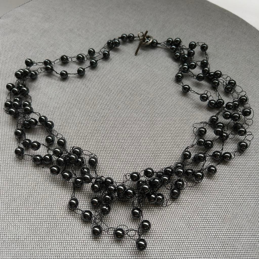 Mooie Hematiet Ketting - Zo goed als nieuw, Ophalen of Verzenden