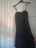 Yessica zwart minijurkje met houten kralen maat M, Maat 38/40 (M), Anneonline, Steenbergen, Shop@wesell4u.nl