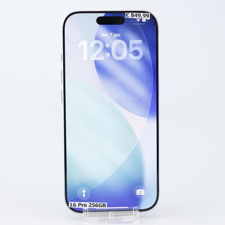 iPhone 16 Pro 256GB Zilver | Nette staat, Telecommunicatie, Mobiele telefoons | Apple iPhone, Zo goed als nieuw