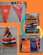 Koningsdag/WK Voetbal Oranje VLAG xl versiering set, Ophalen of Verzenden, Nieuw, Versiering, Oranje of Koningsdag