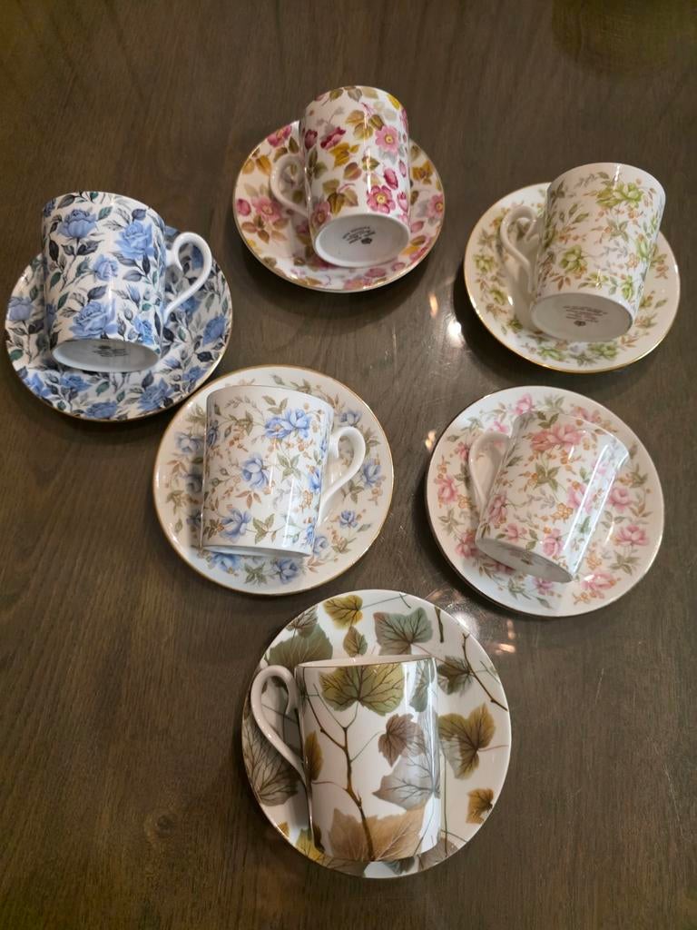 Royal Albert koffie kop en schotels, Ophalen of Verzenden