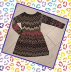 Zigzag jurk, mt 104, Kinderen en Baby's, Kinderkleding | Maat 104, Ophalen of Verzenden, Meisje, Jurk of Rok