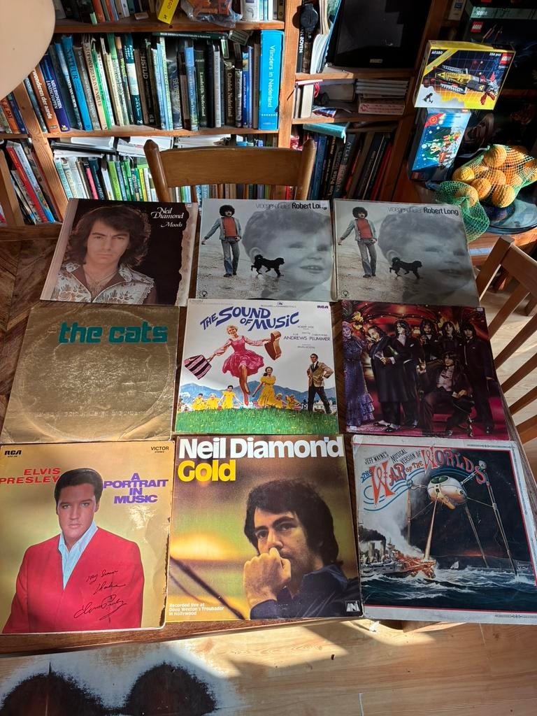 9 vinyl lp’s in 1 koop oa neil diamond en elvis presley cats, Ophalen of Verzenden, Zo goed als nieuw, 12 inch