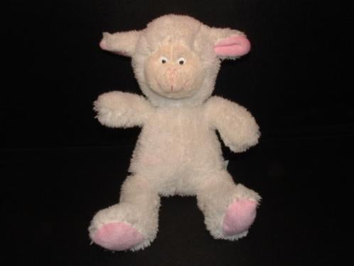 HEMA SCHAAP ZACHTE KRULLERIGE BADSTOF WIT MET, Ophalen of Verzenden, Nieuw, Overige typen