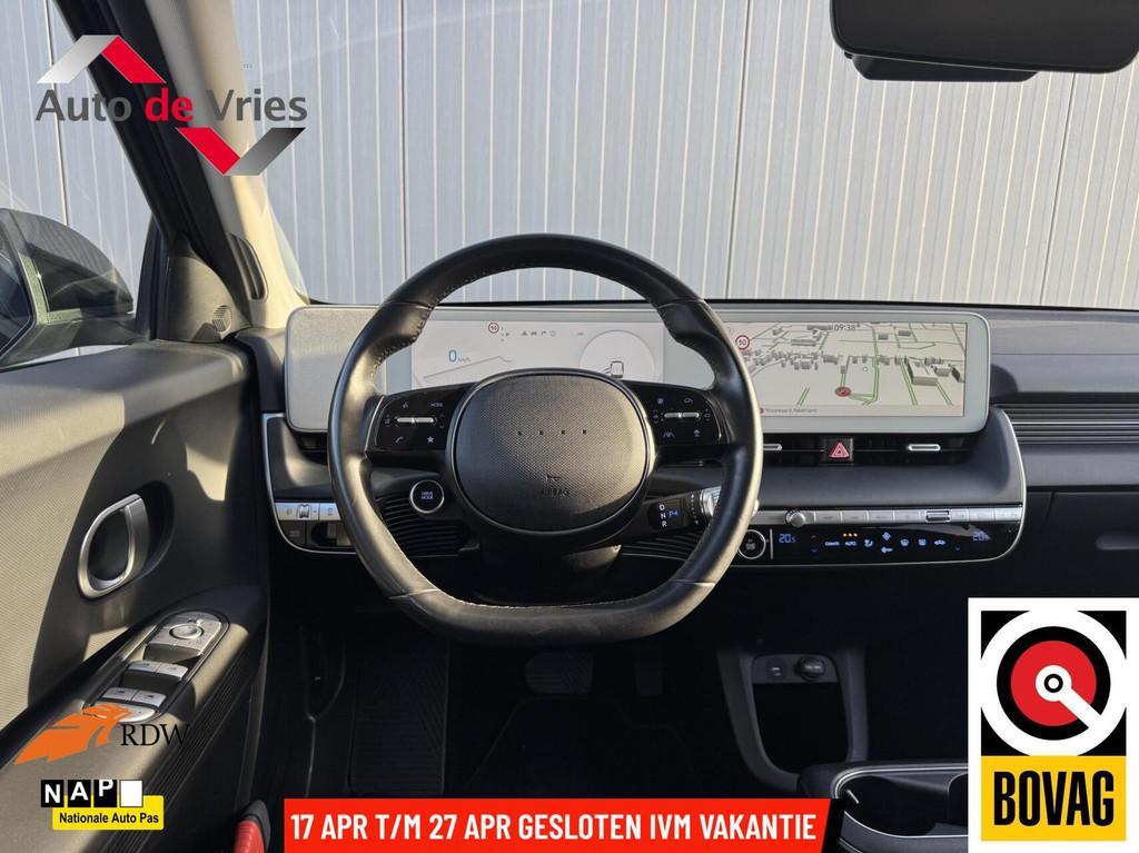 Hyundai IONIQ 5 Style 73kWh|NL-Auto|Warmtepomp|SOH 100%, Auto's, Hyundai, Automaat, Gebruikt, Zwart, Adaptive Cruise Control