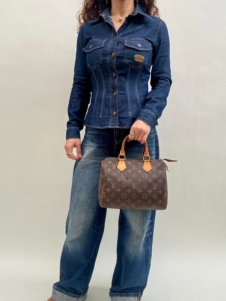 Louis Vuitton Speedy 25 Monogram Vintage 2001, Sieraden, Tassen en Uiterlijk, Tassen | Damestassen, Ophalen of Verzenden, Zo goed als nieuw