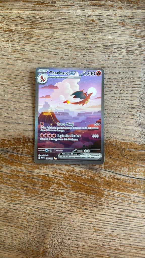 Charizard Ex 330, Ophalen of Verzenden, Zo goed als nieuw, Losse kaart