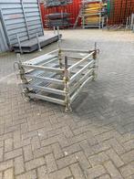 Steigerbok met buizen - Gebruikt, Doe-het-zelf en Verbouw, Steigers, Ophalen, Gebruikt, Overige typen, Minder dan 2 meter