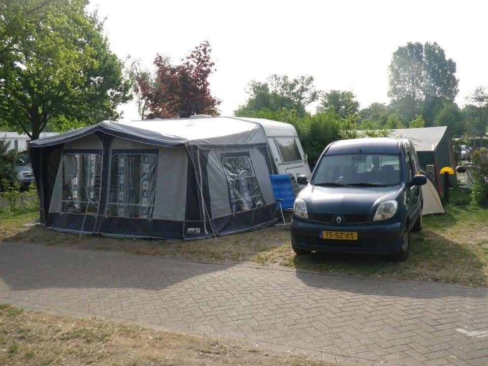 Vrijbuiter voortent maat 8, 3 meter diep, Ophalen