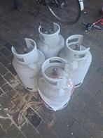 4 lege gasflessen, Ophalen, Gebruikt