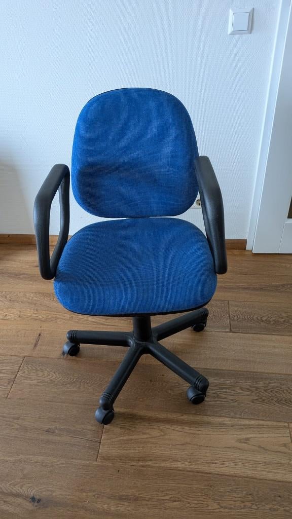 Ergonmische Bureaustoel verstelbaar, Ophalen, Gebruikt, Blauw, Bureaustoel