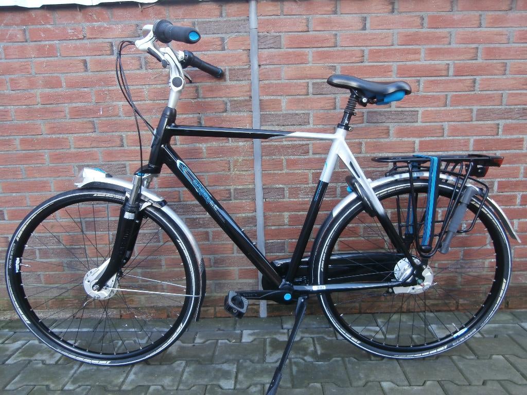 ALS NIEUWE Gazelle Eclipse heren 61 cm. met 8 versnellingen, Ophalen, Versnellingen, Zo goed als nieuw, 61 tot 65 cm