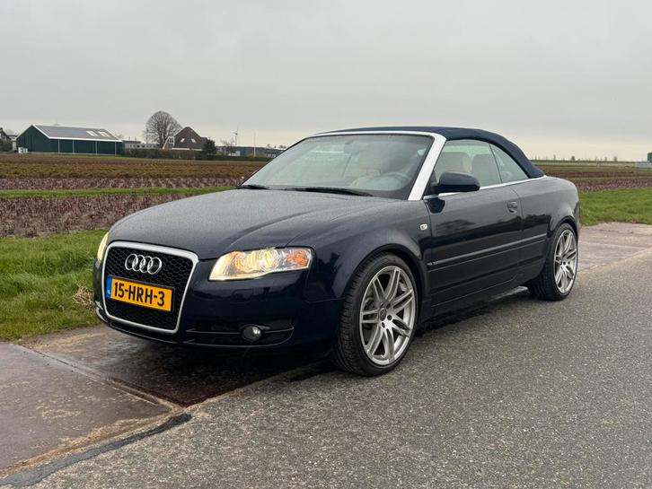 Audi A4 Cabrio / 1.8 Turbo, Auto's, Audi, Particulier, A4, Benzine, D, Cabriolet, Handgeschakeld, Geïmporteerd, Blauw, Voorwielaandrijving
