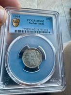 Nederland 25 cent 1904 Koningin Wilhelmina PCGS MS62, Zilver, 25 cent, Ophalen of Verzenden, Koningin Wilhelmina