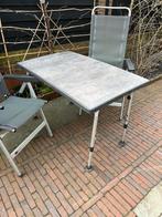 Campingtafel met verstelbare poten,110x70 cm, Ophalen, Gebruikt, Campingtafel