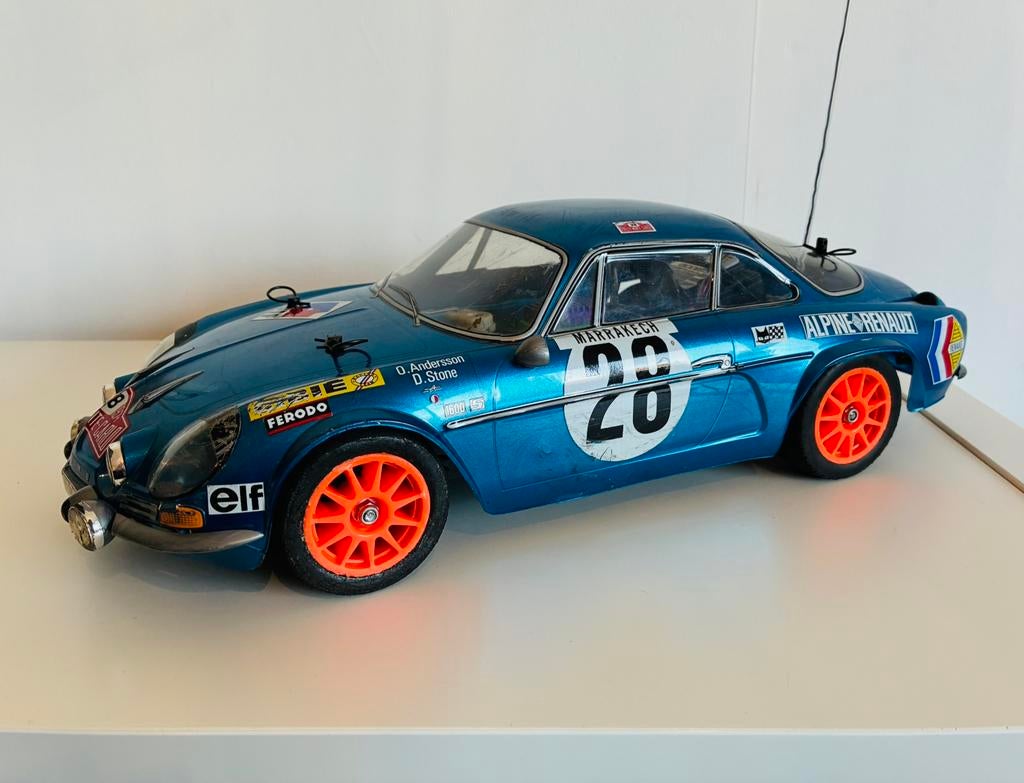 Tamiya M-02 Renault Alpine Monte Carlo., Elektro, Ophalen of Verzenden, Zo goed als nieuw, Schaal 1:10