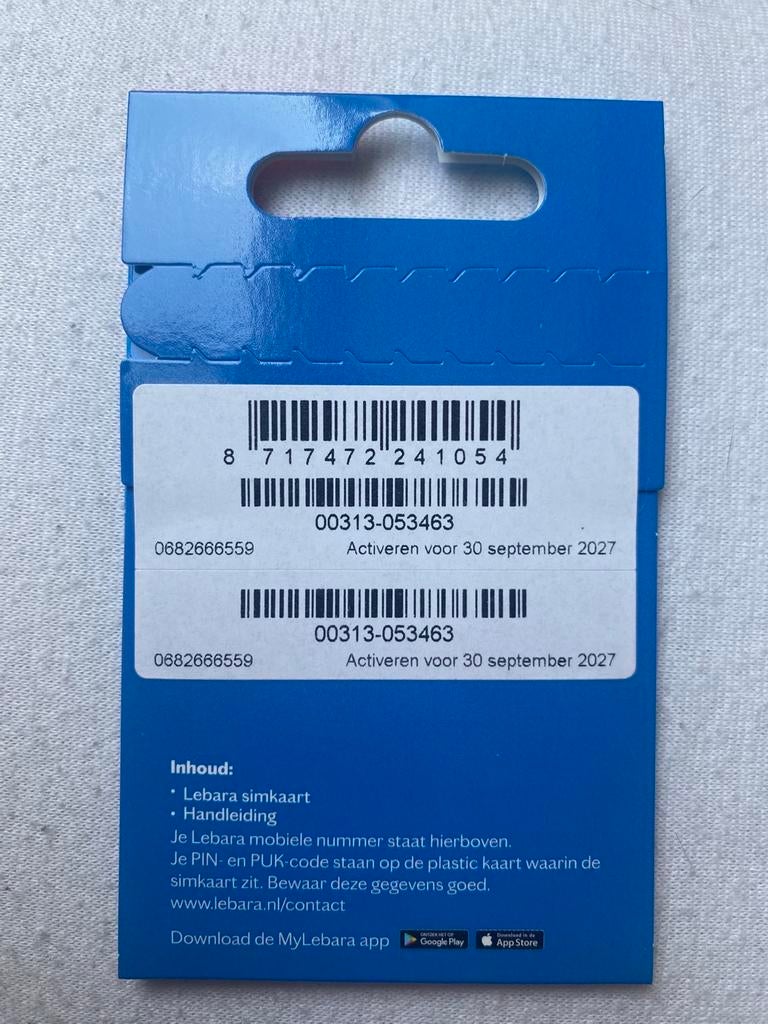 0682666559 Mooie 06 nummer te koop!, Telecommunicatie, Prepaidkaarten en Simkaarten, Ophalen of Verzenden, Nieuw, Overige providers