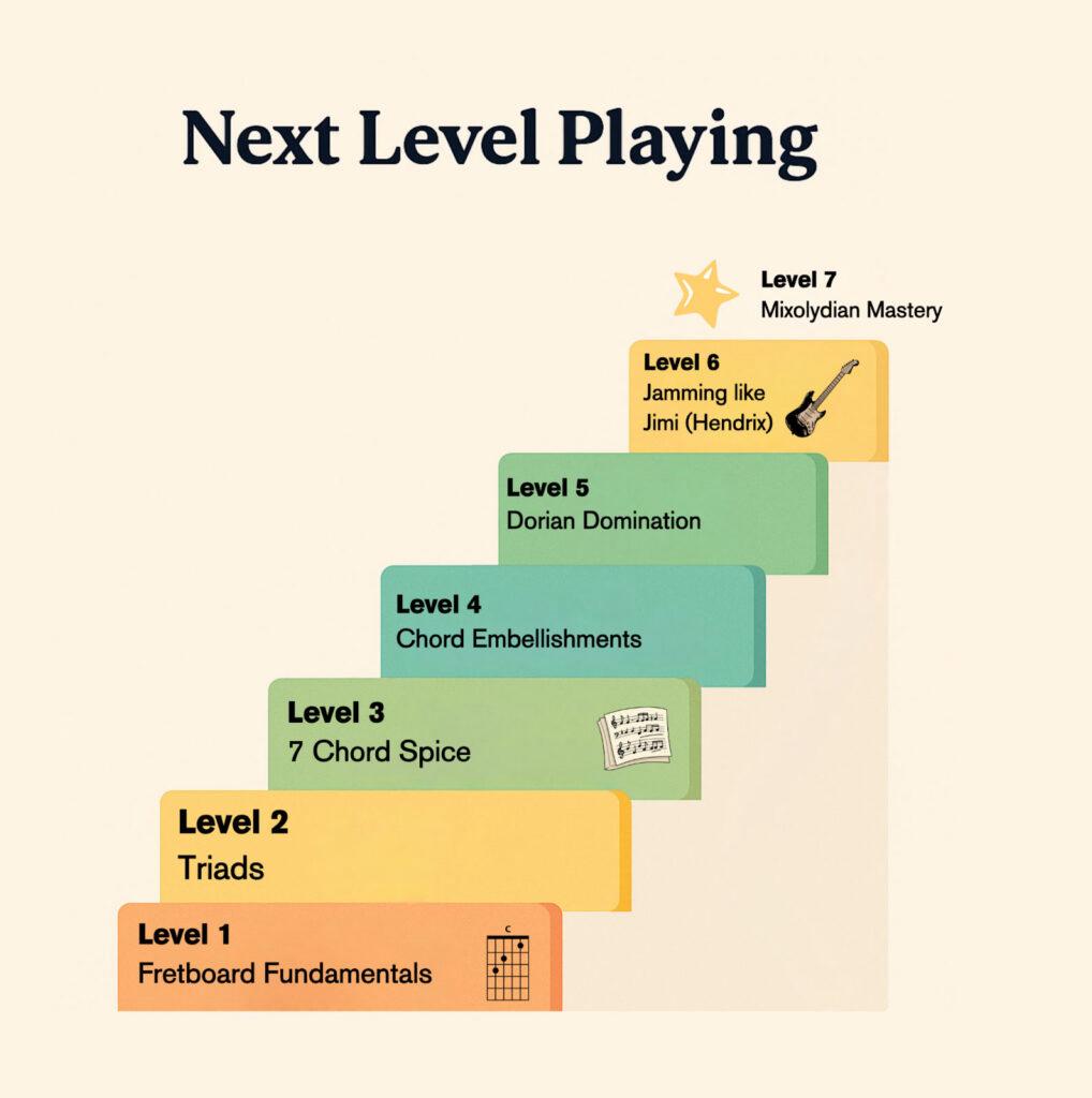 Next Level Playing gitaarcursus door Paul Davids, Ophalen, Overige merken